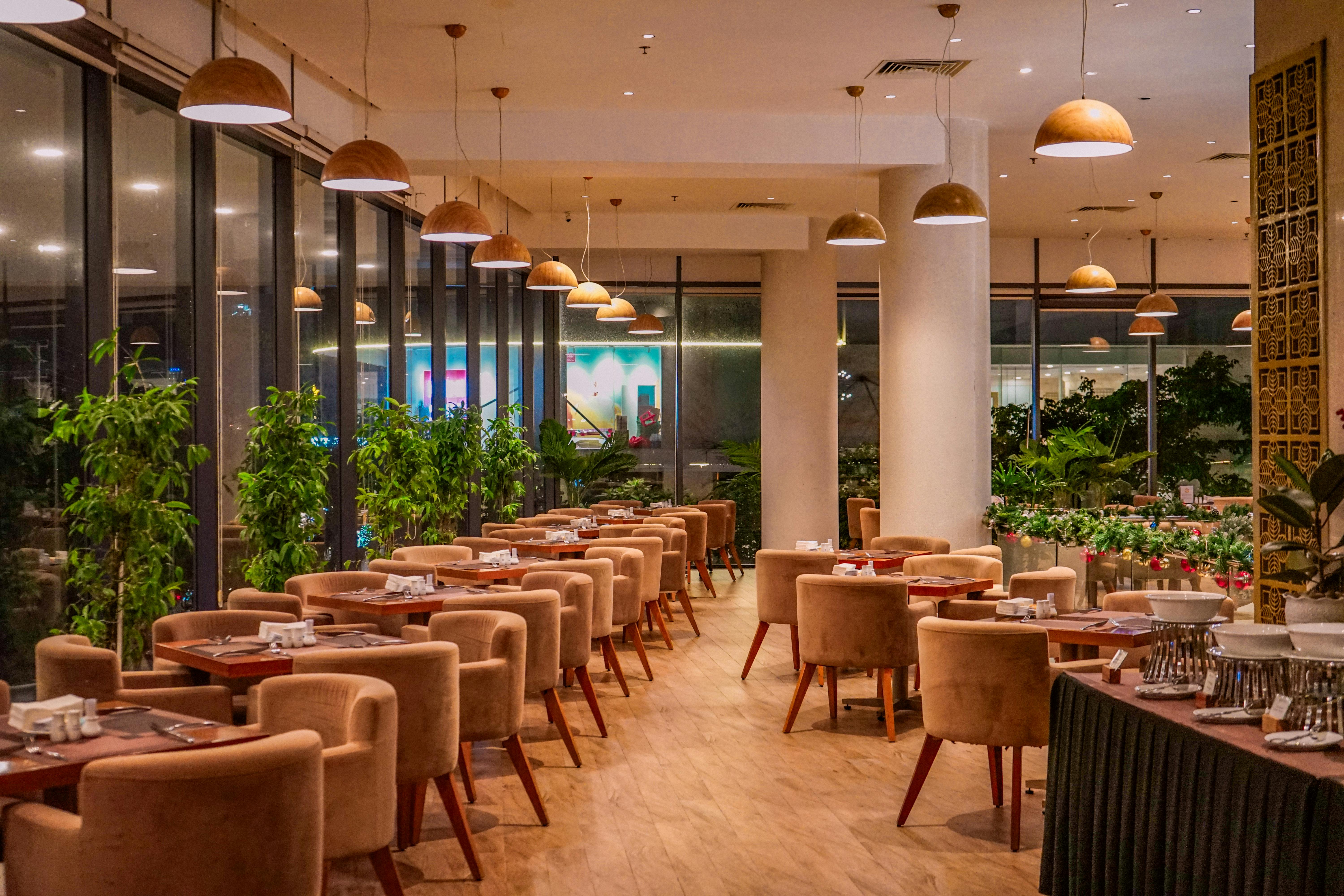 Cozy fine dining interior